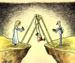 طلاق  و آسیب های طلاق بر کودکان